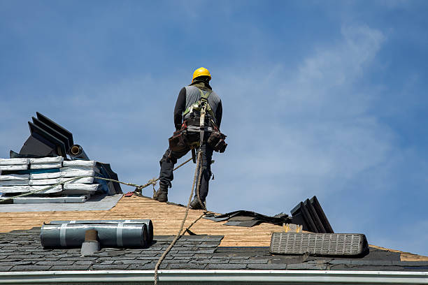 Professional Flat Roof Repair technician working in Bogart, GA
